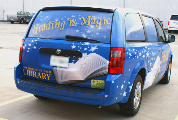 Goodwood Library Van Wrap